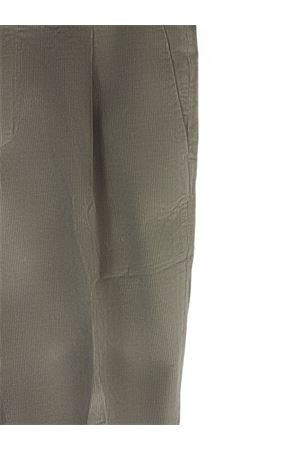 Gray cotton corduroy pants PT TORINO | CORSZAZ40FWDPG810200